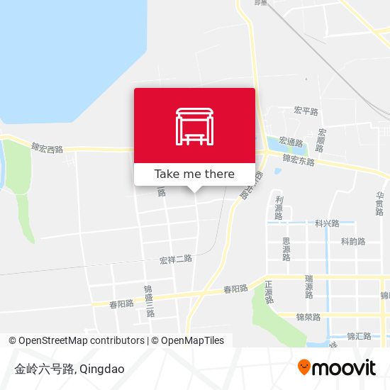 金岭六号路 map