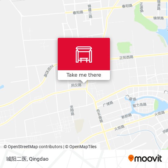 城阳二医 map