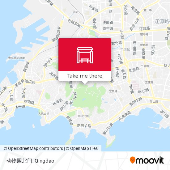动物园北门 map