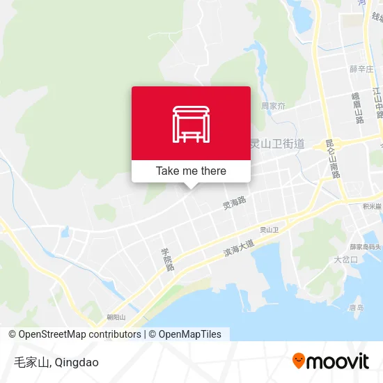 毛家山 map