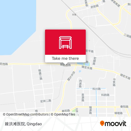 棘洪滩医院 map