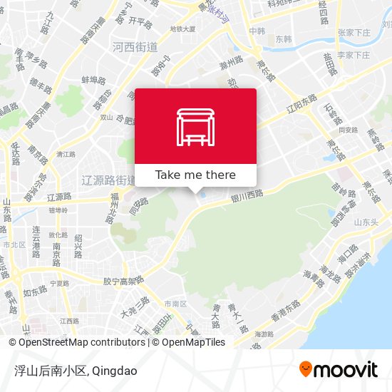 浮山后南小区 map