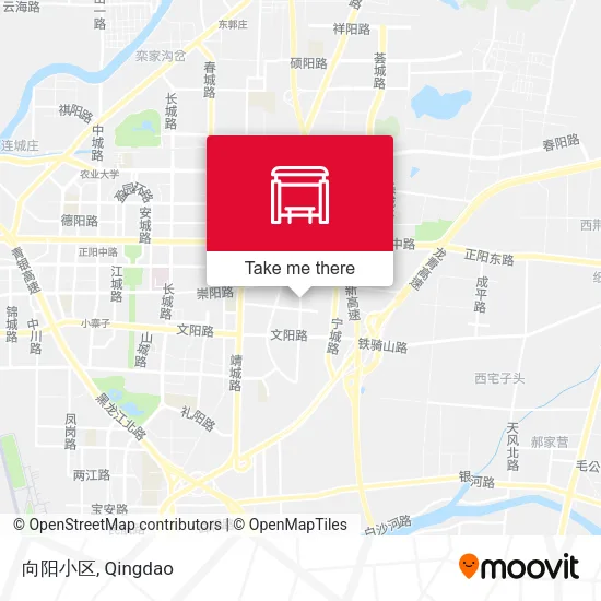 向阳小区 map