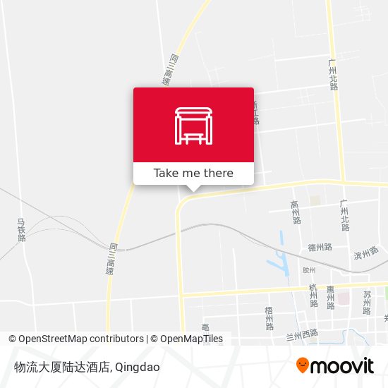 物流大厦陆达酒店 map