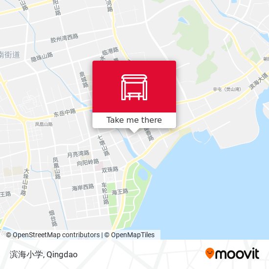 滨海小学 map