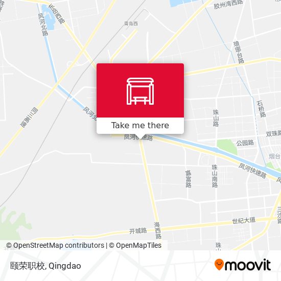 颐荣职校 map
