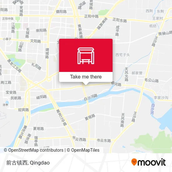 前古镇西 map
