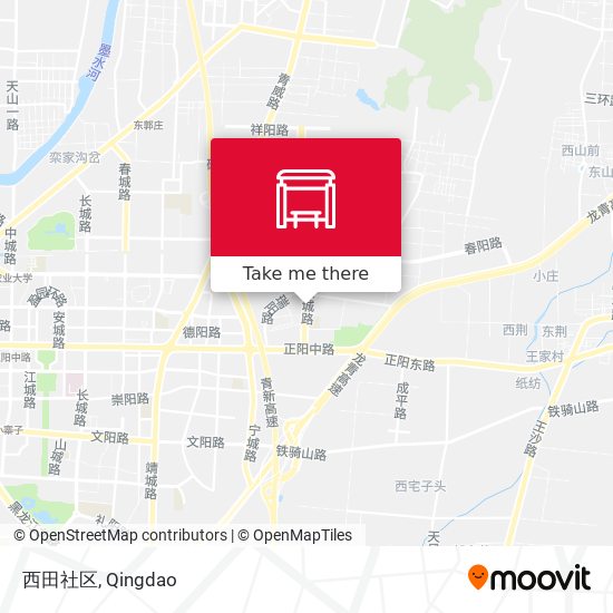 西田社区 map