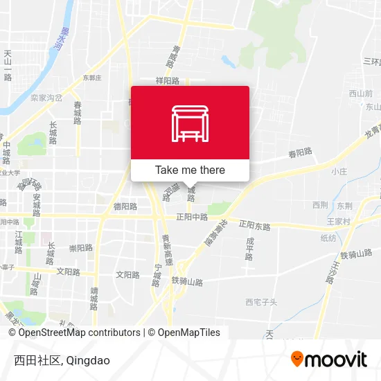 西田社区 map