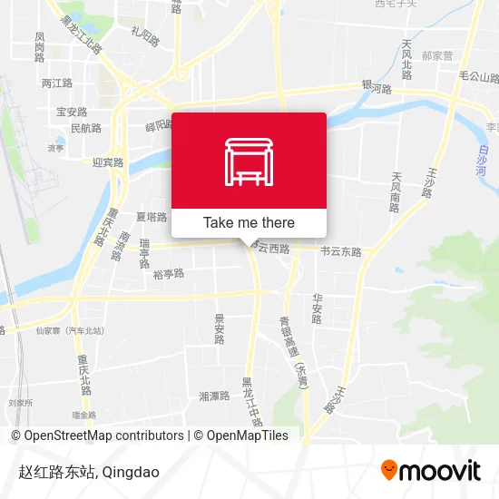 赵红路东站 map