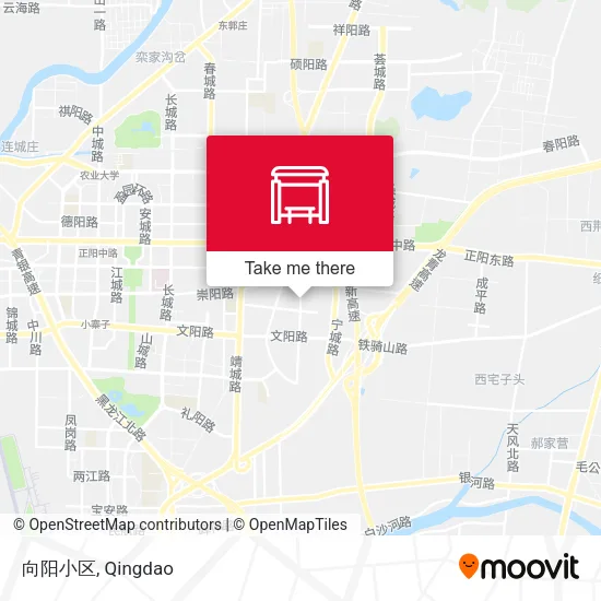 向阳小区 map