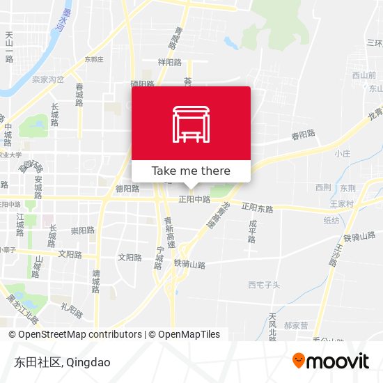 东田社区 map