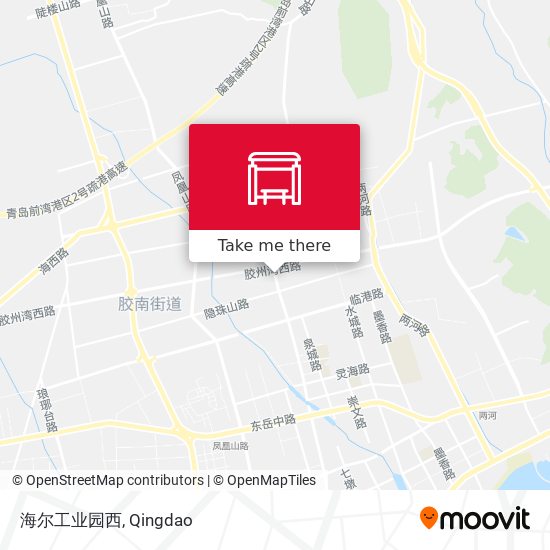 海尔工业园西 map