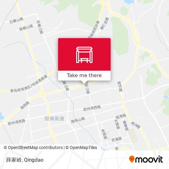 薛家岭 map