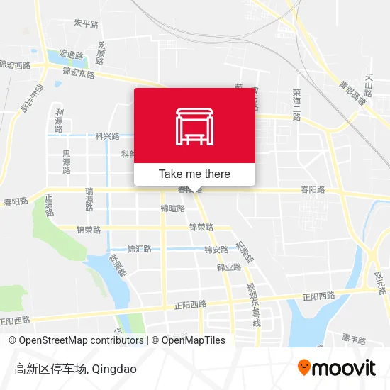高新区停车场 map