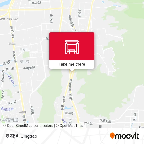罗圈涧 map