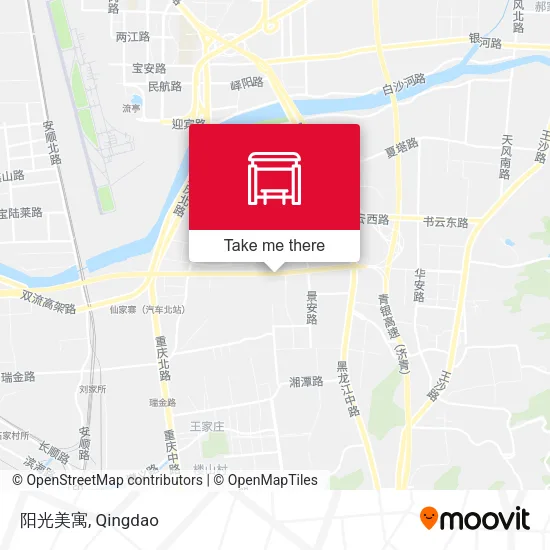 阳光美寓 map