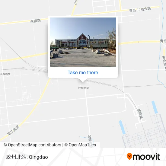 胶州北站 map