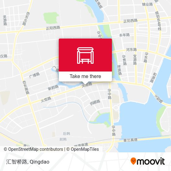 汇智桥路 map