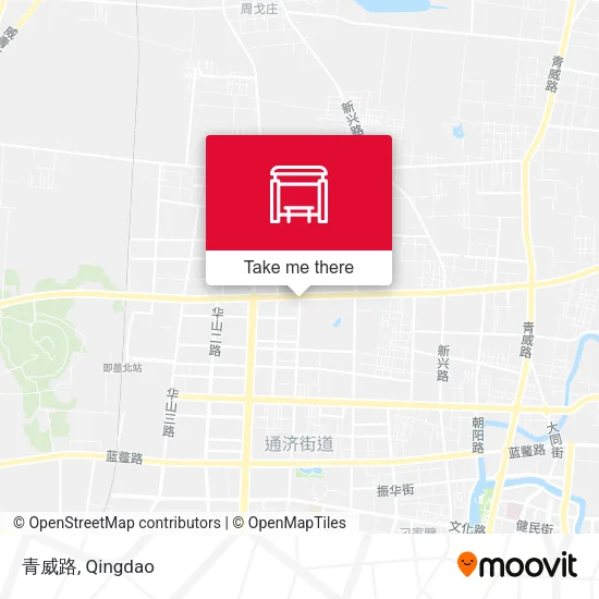 青威路 map