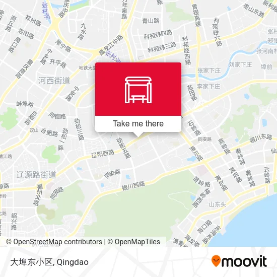 大埠东小区 map