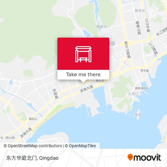 东方华庭北门 map