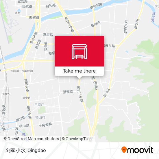 刘家小水 map