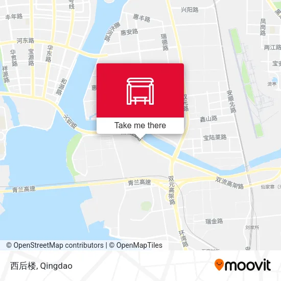 西后楼 map
