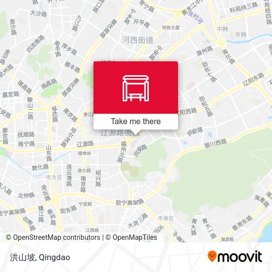 洪山坡 map