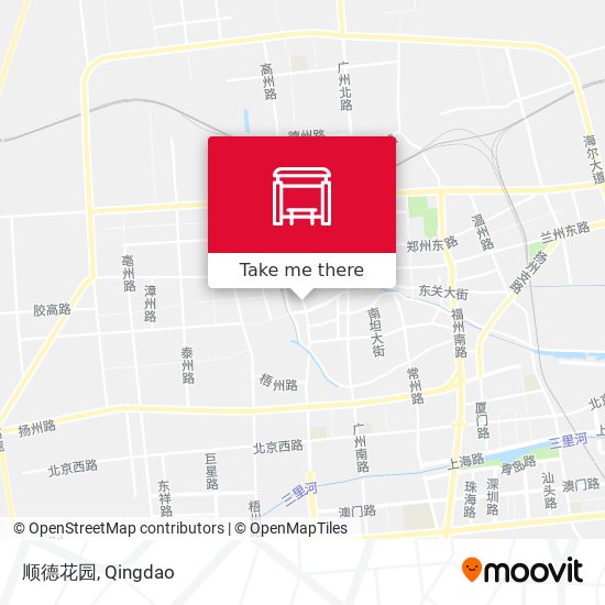 顺德花园 map