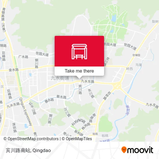 宾川路南站 map