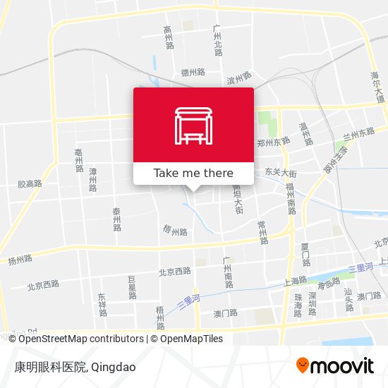 康明眼科医院 map