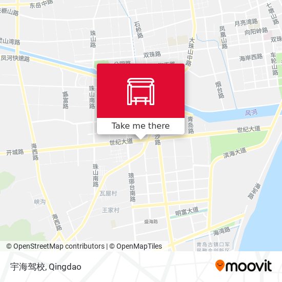 宇海驾校 map