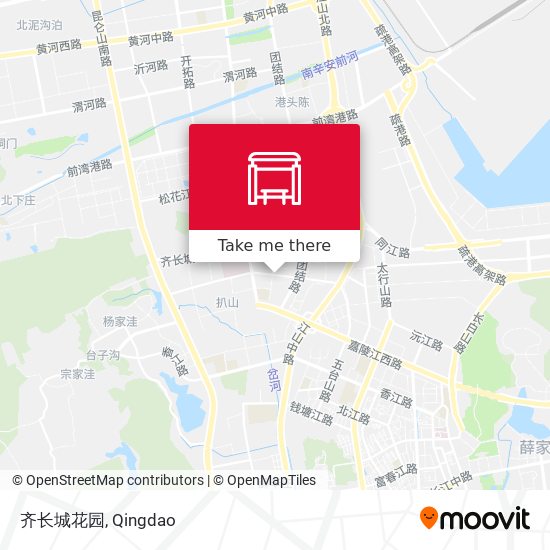 齐长城花园 map