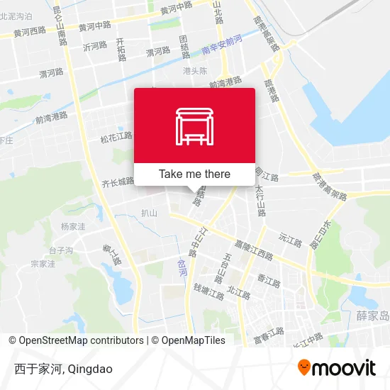 西于家河 map