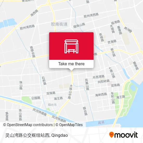 灵山湾路公交枢纽站西 map