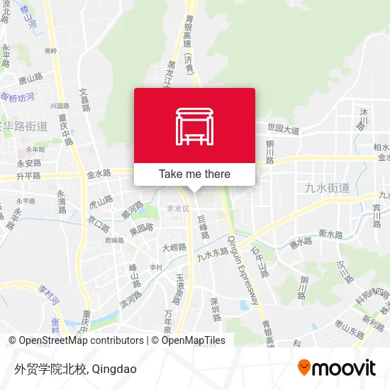 外贸学院北校 map