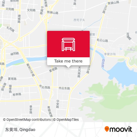 东黄埠 map