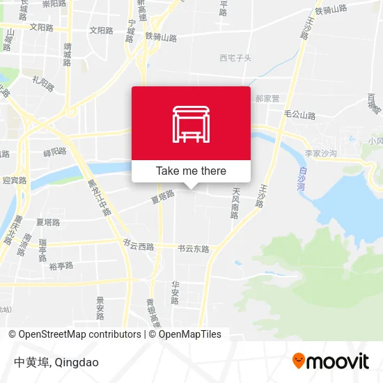 中黄埠 map