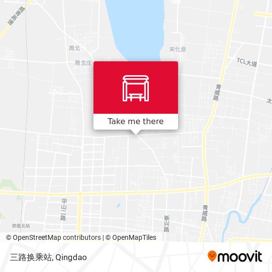 三路换乘站 map