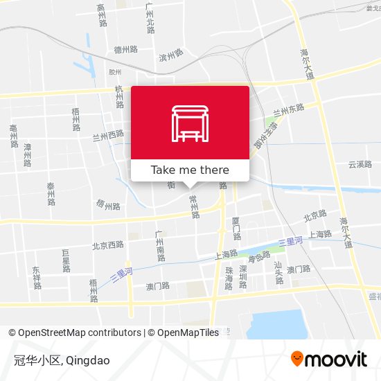 冠华小区 map