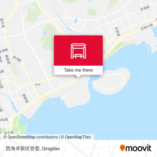 西海岸新区管委 map