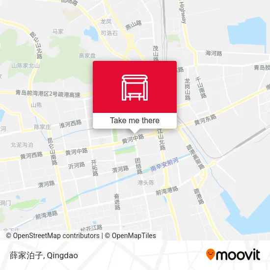 薛家泊子 map