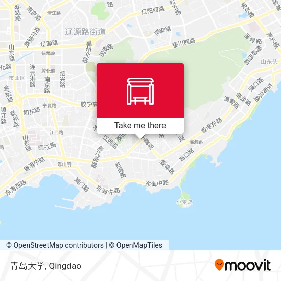 青岛大学 map