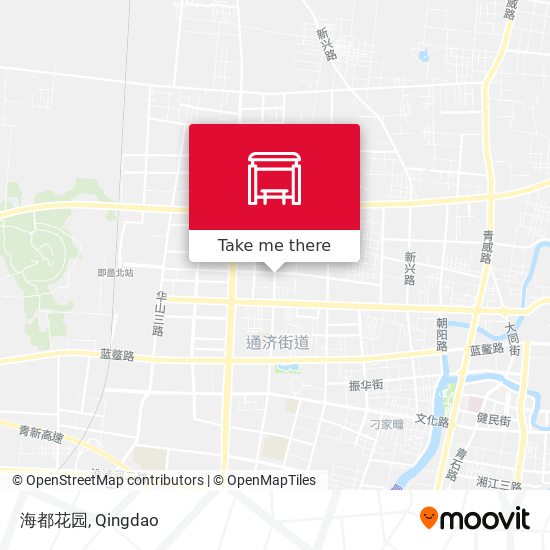海都花园 map