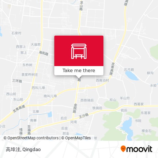 高埠洼 map