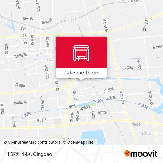 王家滩小区 map