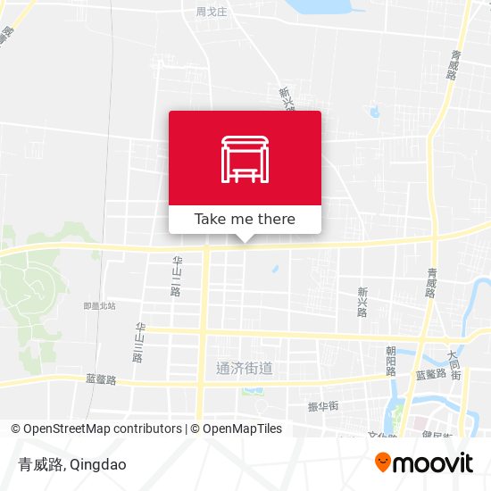 青威路 map