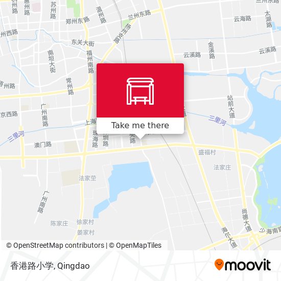 香港路小学 map