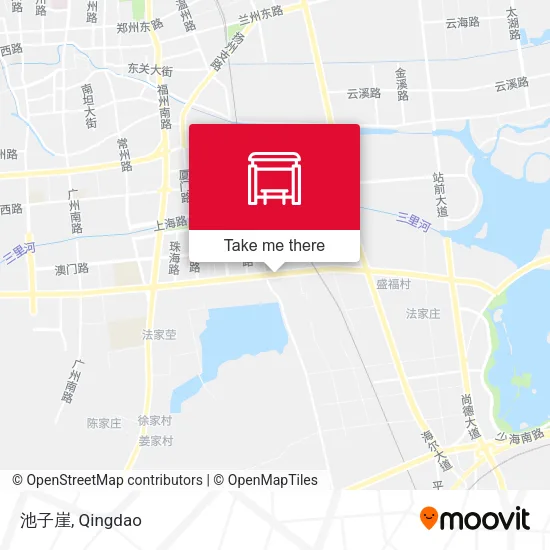 池子崖 map